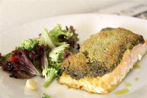 baked-salmon-with-a-pesto-parmesan-crust image