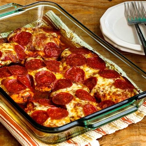 pepperoni-pizza-chicken-bake-video-kalyns-kitchen image