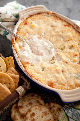 easy-shrimp-dip-with-cheese-crackers image