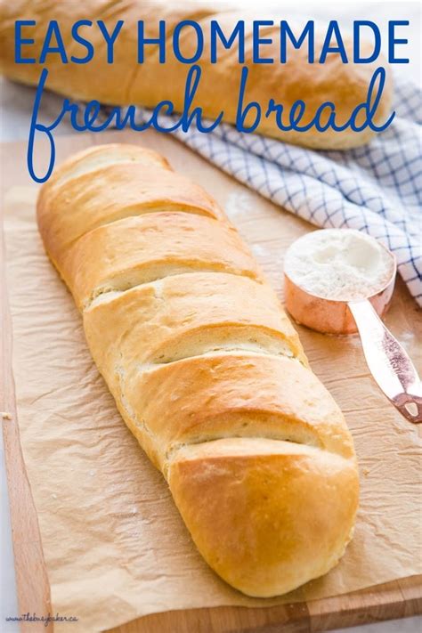 easy-homemade-french-bread-bakery-style-the image