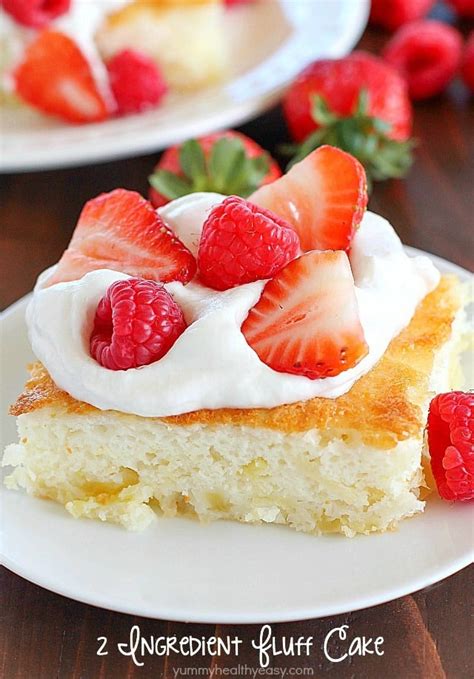 2-ingredient-fluff-cake-yummy-healthy-easy image