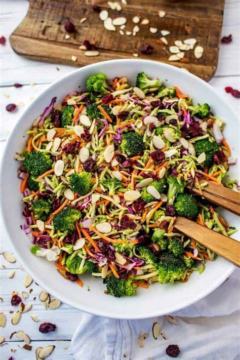 broccoli-slaw-salad-recipe-vegan-option-wendy-polisi image