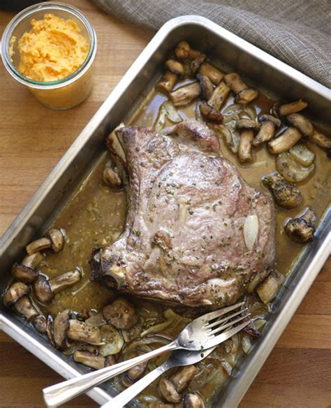 bistro-veal-chops-recipe-with-mushrooms-eatwell101 image