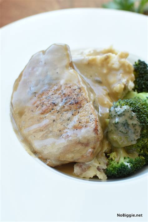 slow-cooker-pork-chops-with-mushroom-gravy image