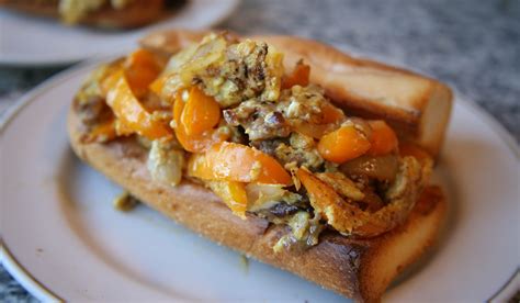 sausage-egg-and-peppers-breakfast-sub-lidia-lidias image