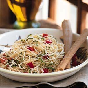 capellini-with-fresh-tomatoes-and-basil-food-channel image