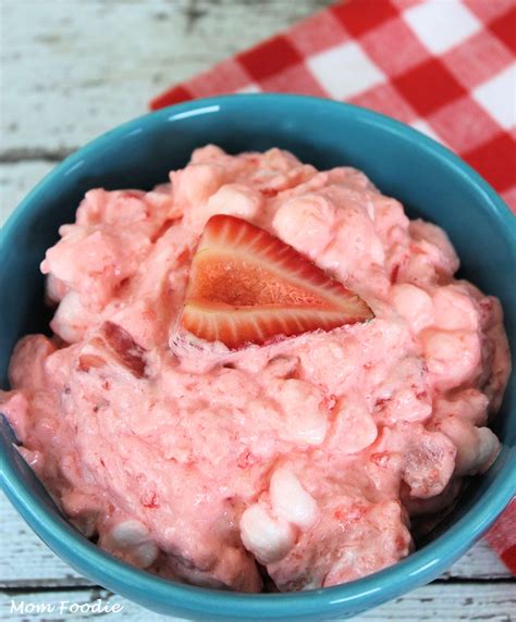 strawberry-fluff-salad-recipe-mom-foodie image