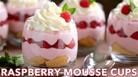 easy-raspberry-mousse-recipe-video image