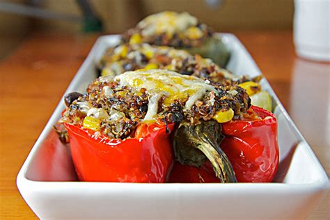 spicy-quinoa-stuffed-peppers-the-messy-baker image
