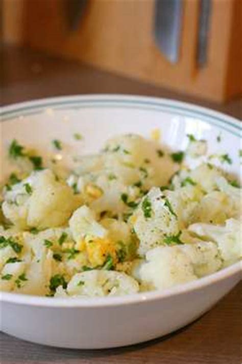 steamed-cauliflower-with-vinaigrette-and-eggs-easy image