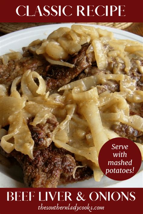 beef-liver-smothered-with-onions-the-southern image