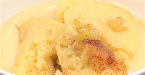 microwave-apple-and-cinnamon-pudding-the image