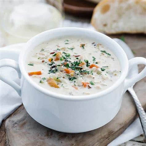 creamy-chicken-and-wild-rice-soup-recipe-chef-billy image