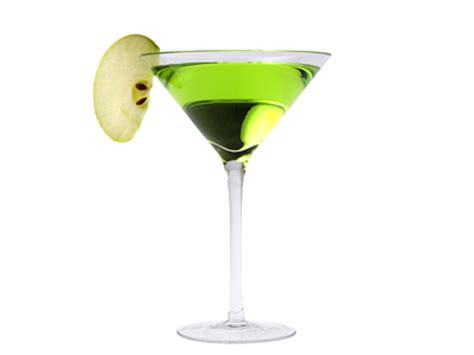 green-apple-martini-recipe-mixed-drink-with-green image