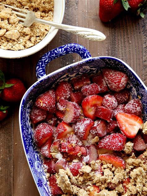 strawberry-raspberry-and-rhubarb-crisp-completely image
