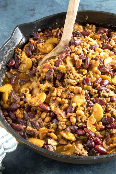 cowboy-beans-recipe-with-lots-of-bacon-and image