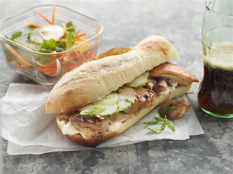 lemongrass-chicken-banh-mi-sandwiches-just-bare image