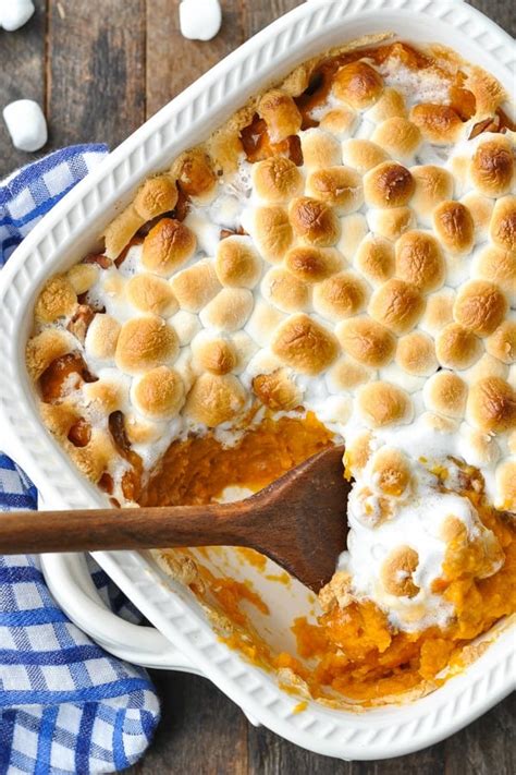 sweet-potato-casserole-with-marshmallows-the image