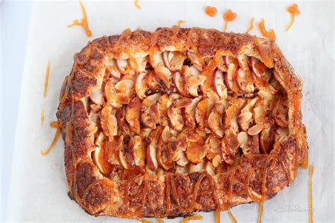 puff-pastry-apple-galette-with-salty-caramel-sauce image