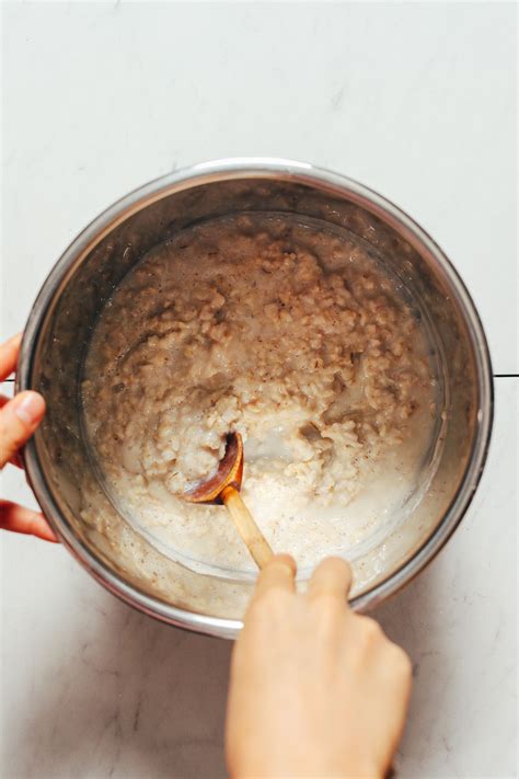 instant-pot-oats-fast-creamy-oatmeal-minimalist-baker image