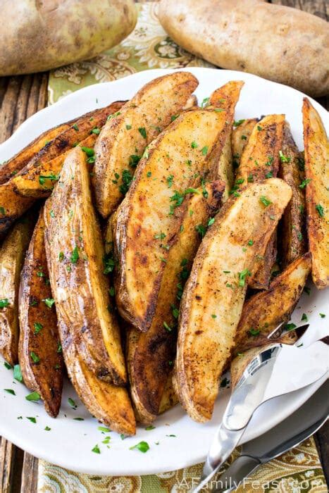 crispy-oven-roasted-potato-wedges-a-family-feast image