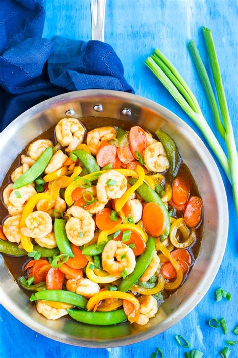 teriyaki-shrimp-stir-fry-with-vegetables-gluten-free image