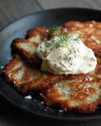 potato-latkes-recipe-andrew-zimmern-recipe-food image