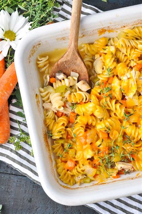 dump-and-bake-chicken-noodle-casserole-the image