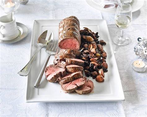 whole-roast-fillet-of-beef-with-shallots-mushrooms image