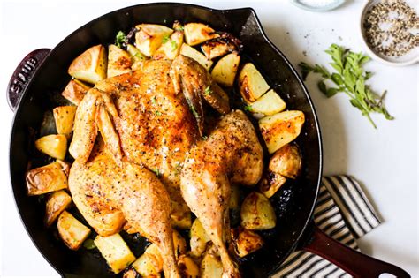 whole-roasted-greek-chicken-and-potatoes-the image
