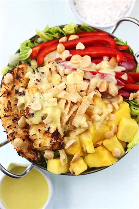 pina-colada-chicken-salad-with-pina-colada-vinaigrette image