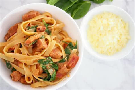 creamy-chorizo-pasta-the-organised-housewife image