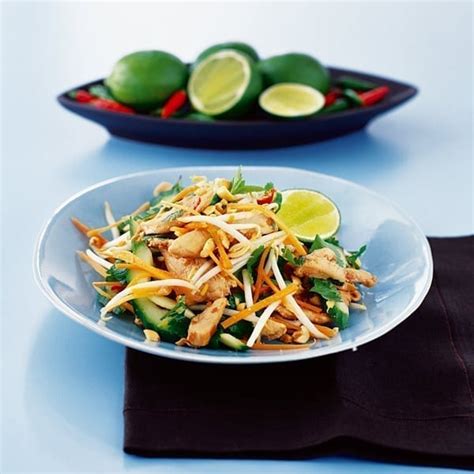 warm-thai-chicken-salad-recipe-delicious-magazine image