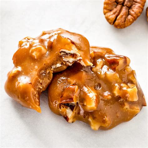 caramel-pecan-clusters-pecan-candy-recipe-the image