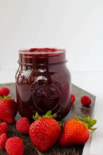 homemade-strawberry-raspberry-sauce image