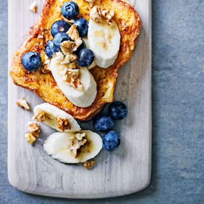 french-toast-with-bananas-blueberries-walnuts image