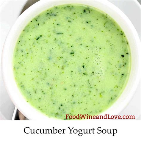 easy-and-creamy-cucumber-yogurt-soup-food-wine image