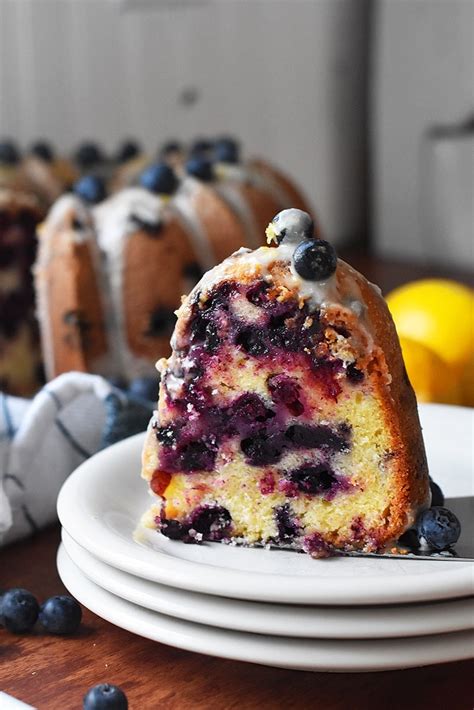 old-fashioned-sour-cream-lemon-blueberry-bundt-cake image