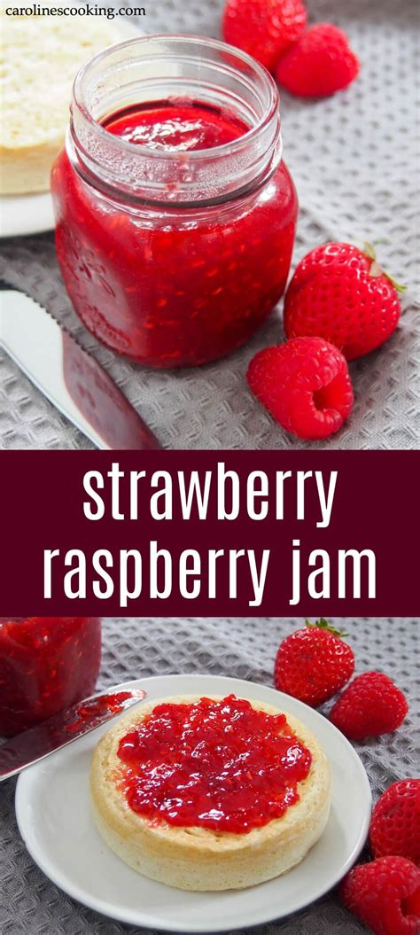 strawberry-raspberry-jam-carolines-cooking image