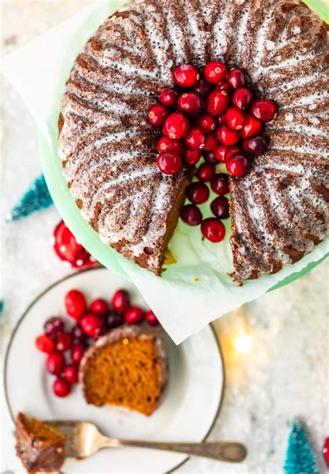 gingerbread-loaf-cake-with-lemon-glaze-sugar-free image