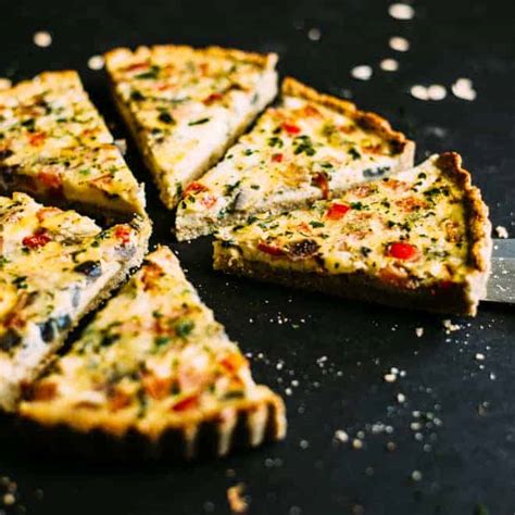 mexican-quiche-with-oat-and-almond-crust-healthy image