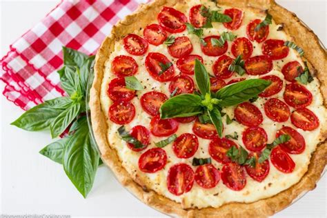 easy-summer-tomato-ricotta-pie-homemade-italian image