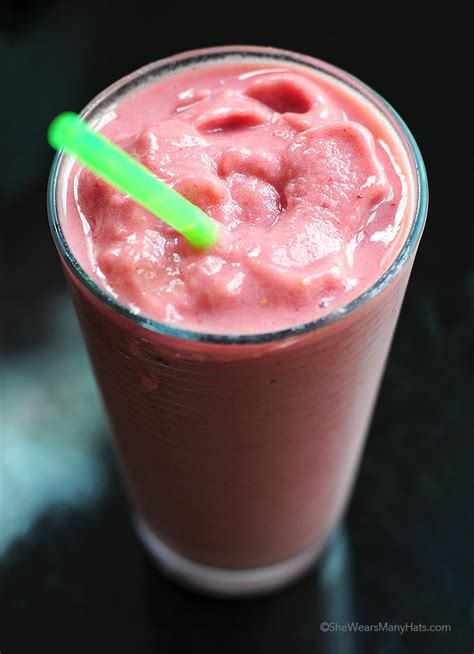 rhubarb-strawberry-smoothie-recipe-she-wears image