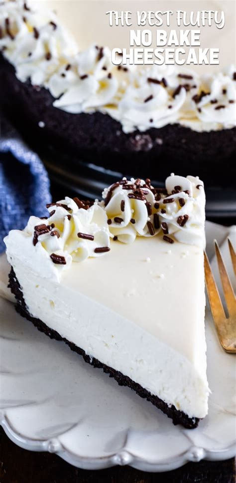 easy-no-bake-cheesecake-recipe-foolproof image