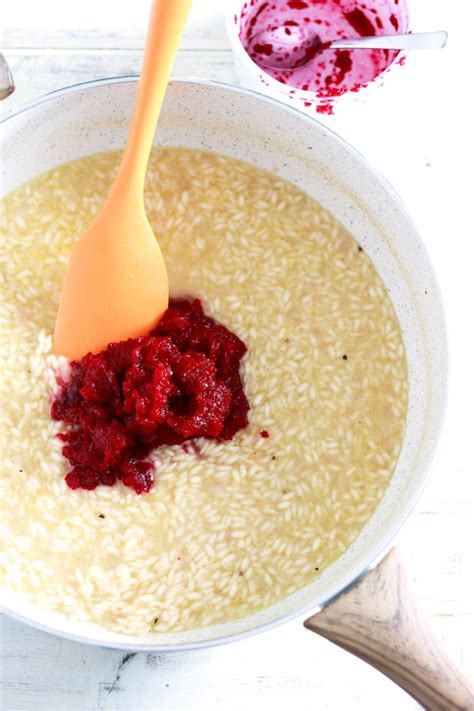 creamy-beet-risotto-with-herb-and-garlic-ruckles image