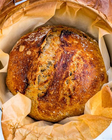 no-knead-whole-wheat-bread-jo-cooks image