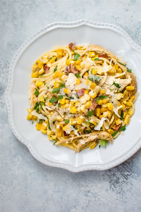 easy-creamy-leftover-turkey-pasta-recipe-salt image