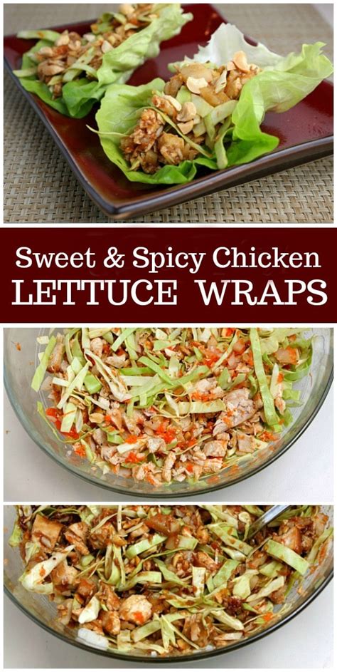 sweet-and-spicy-chicken-lettuce-wraps-recipe-girl image