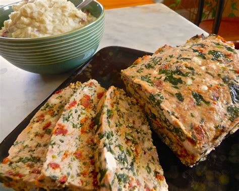 turkey-meatloaf-with-sundried-tomato-spinach-and image