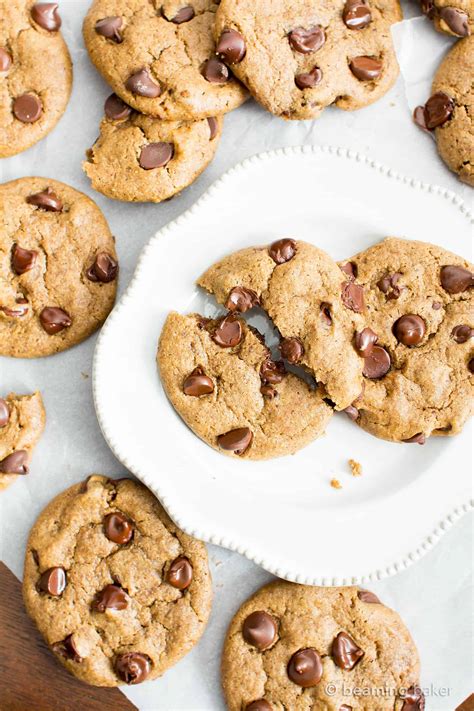 gluten-free-almond-butter-chocolate-chip-cookies image